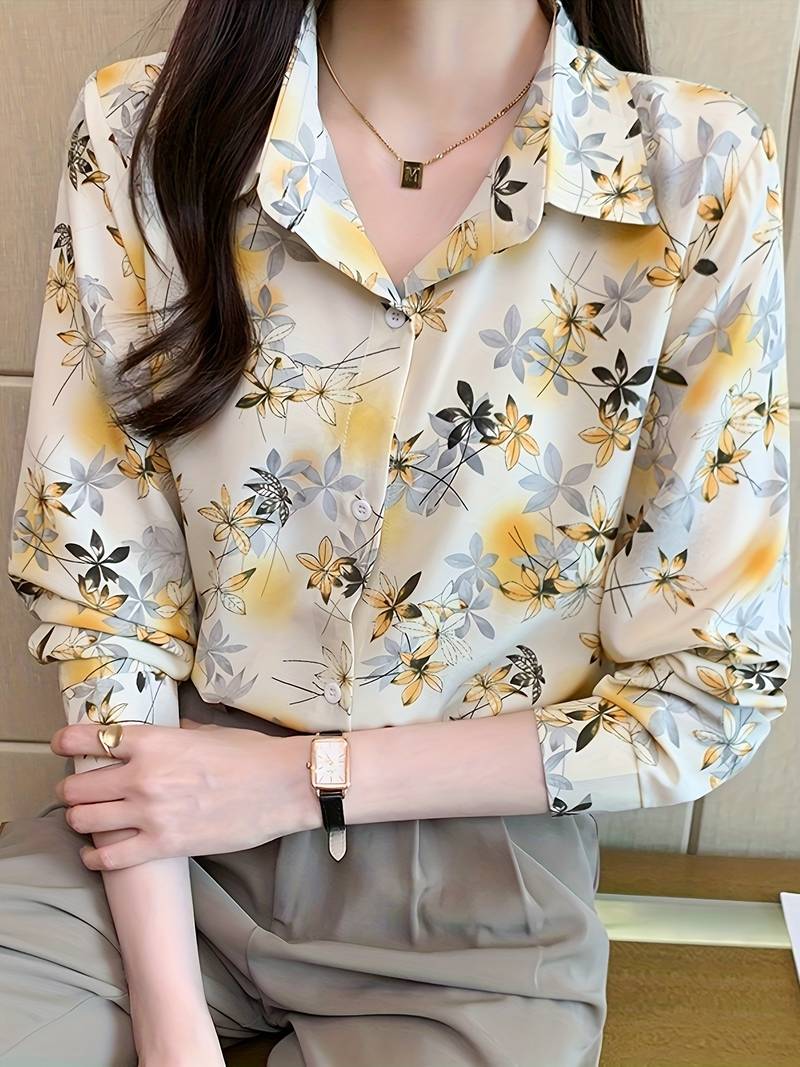 Women Relaxed Fit Fit Printed Formal Shirt