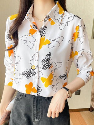 1. Women Regular Fit Printed Casual Shirt