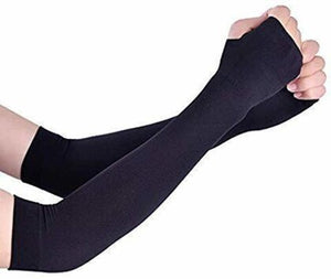 1. Women's Nylon Full Hand Arm Sleeve Gloves