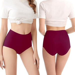 1. Women's Seamless Hipster Ice Silk Panties