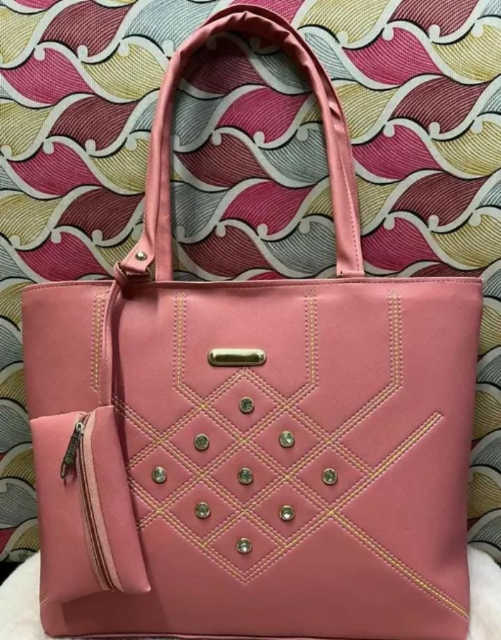Stylish Pink Everyday Carryall Bag