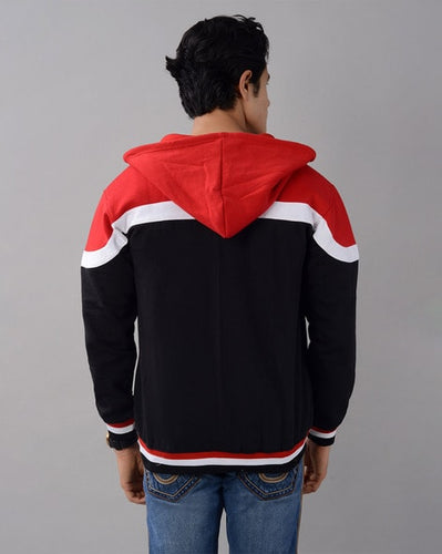 Zip-Front Hoodie with Pockets