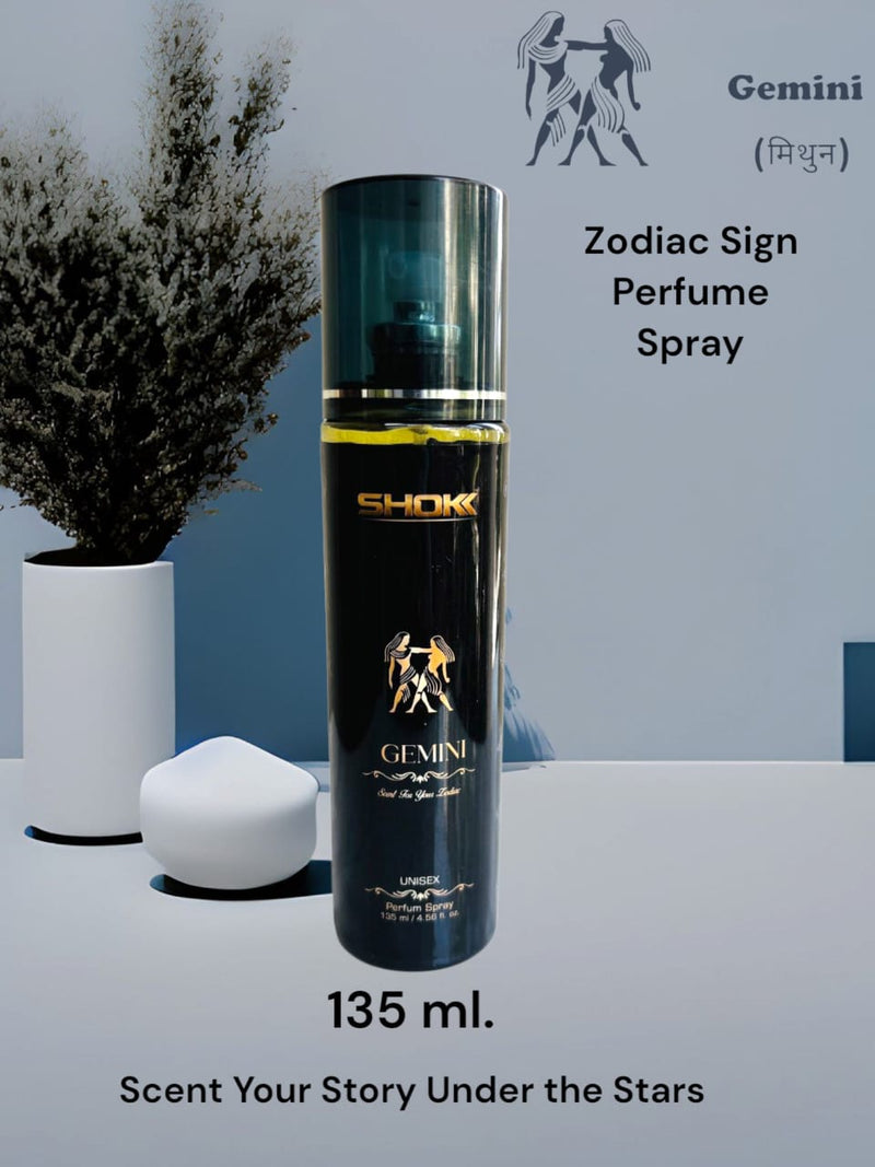 Zodiac Signs Gemini liquid body Spray for men women ( 135 ML )