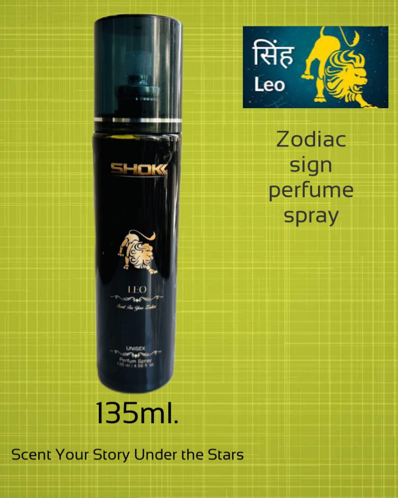 Zodiac Signs Leo liquid body Spray for men women ( 135 ML )