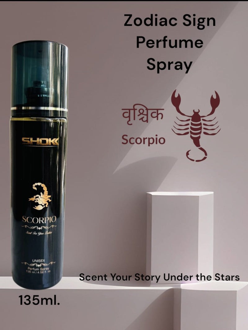 Zodiac Signs Scorpio liquid body Spray for men women ( 135 ML )