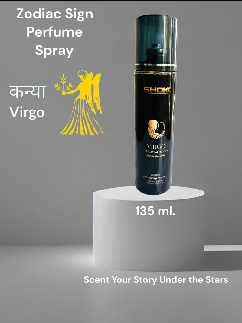 Zodiac Signs Virgo liquid body Spray for men women ( 135 ML )